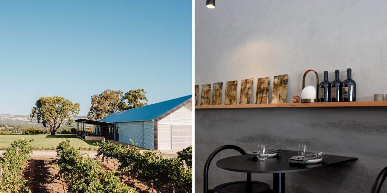 Left: Chalk Hill Collective. Right: Muni in Willunga.