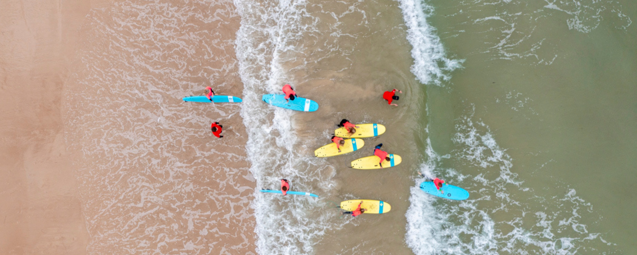 Surf Lessons with Surf and Sun